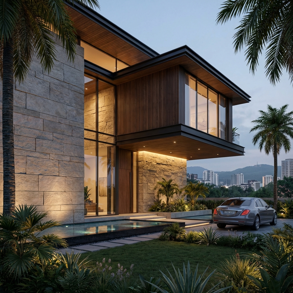 3D exterior Elevation Design