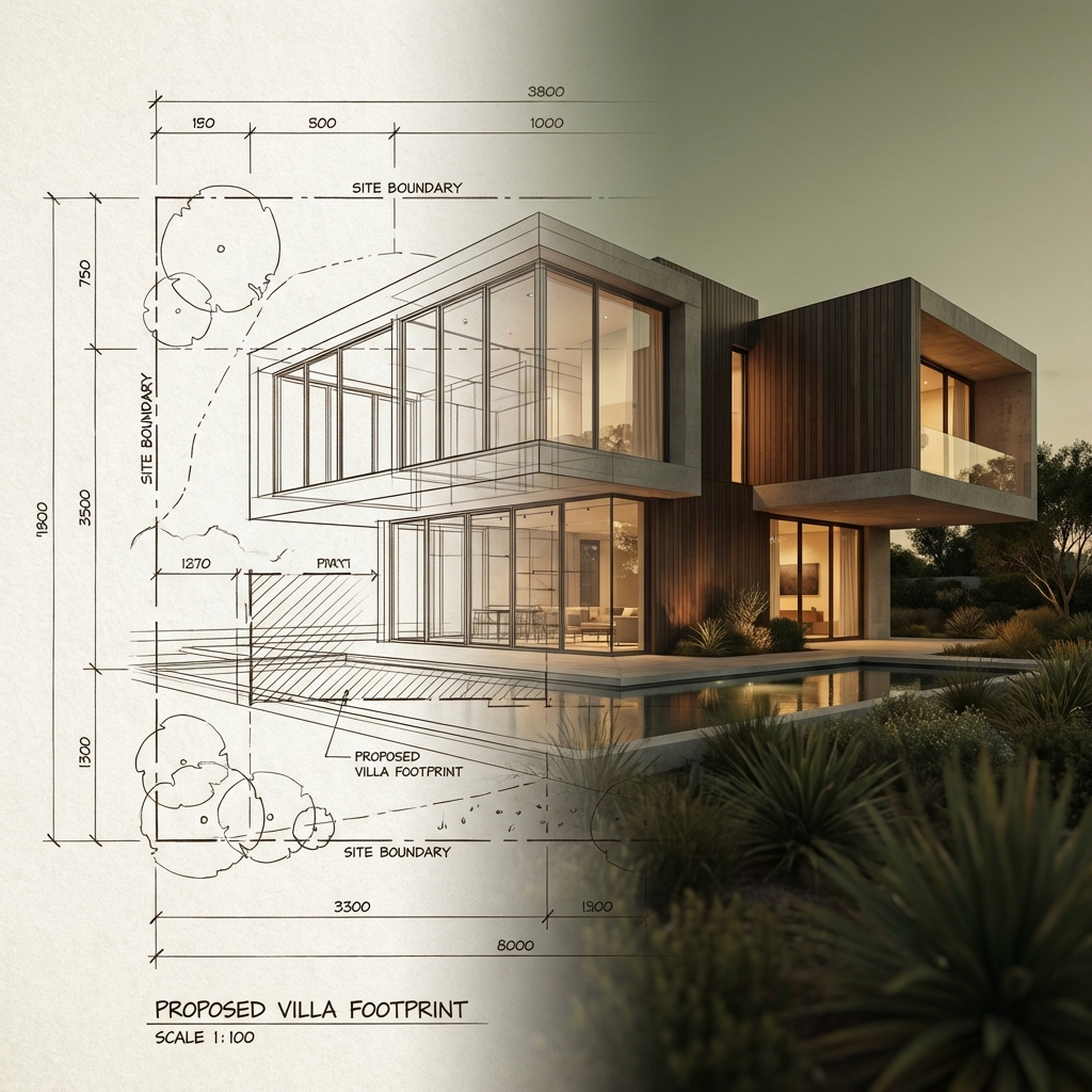 2D plan to 3D Elevation